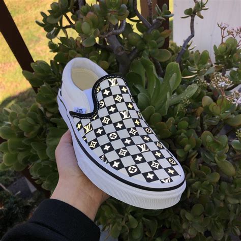 louis vuitton yellow vans.